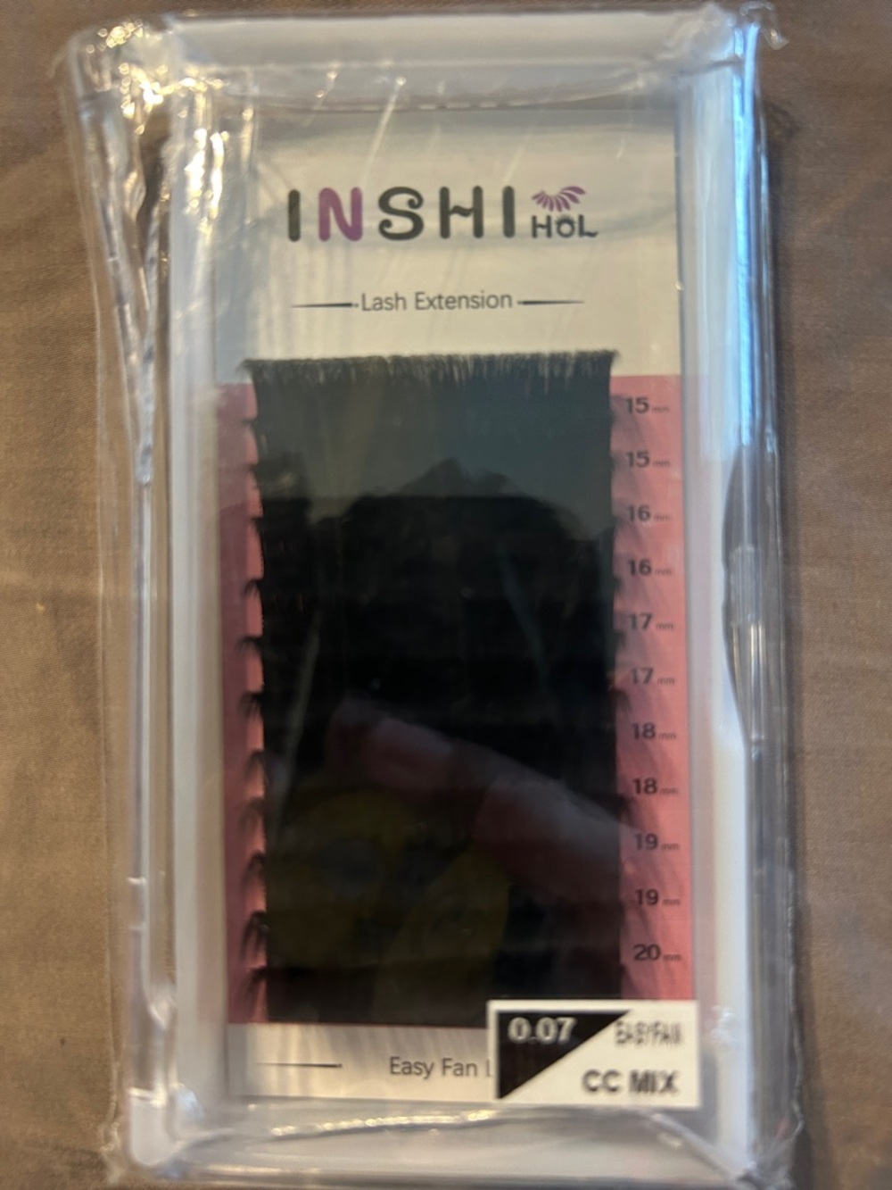 Lash Extension Tray - Black CC Mix (0.07)